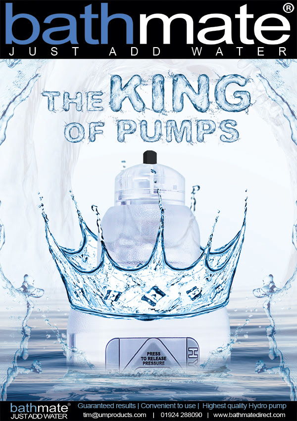 世界NO.1ペニスポンプ　バスメイト ハイドロマックスの広告イメージ：King of PenisPump